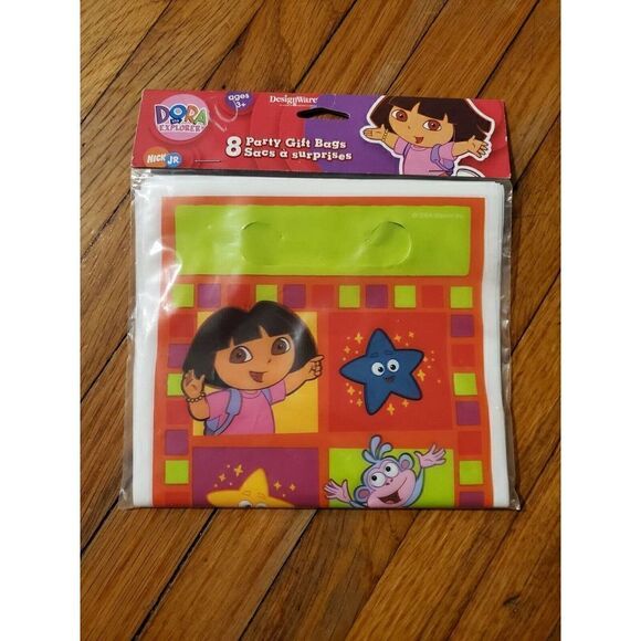 Vintage Nickelodeon Dora The Explorer And Friends Eight Party Gift Bags - Picture 1 of 2